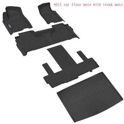 Floor Mats for 2021 (2021-26|For Chevrolet Suburban 7Seats|Full Set)