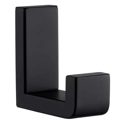 Towel Hook for Bathroom (Matte Black)