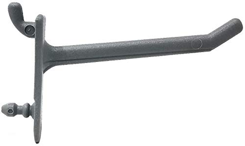 PegPro® 2" Hooks Kit for Standard “Wood Fiber” pegboard (2" Straight - 24 Count / Gray)