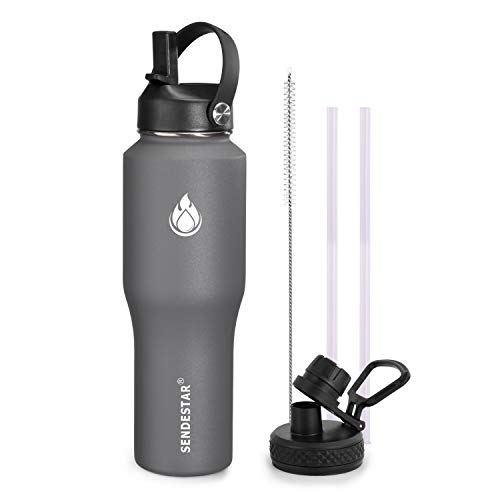 Water Bottle 32oz (Dark Gray / 32 Ounces)