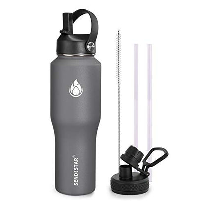 Water Bottle 32oz (Dark Gray / 32 Ounces)