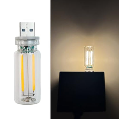 Dimmable Yellow USB Touch Control Led Lights for Car (Yellow)