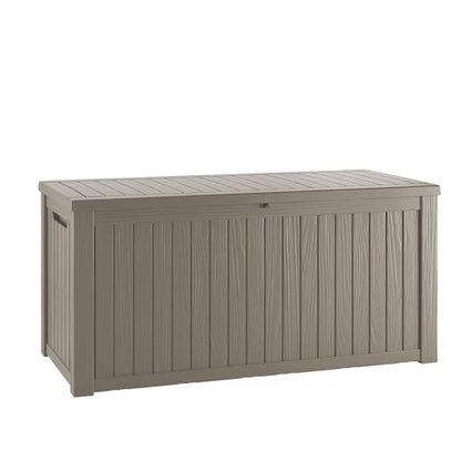 200 Gallon Lockable Resin Deck Box (Gray / 200 gallons)