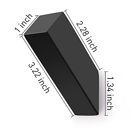 Black Towel Hooks (Black / 2 Pack)