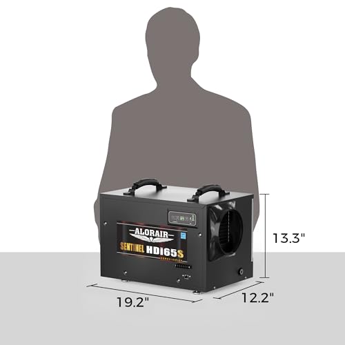 120 Pints Energy Star Crawlspace Dehumidifier with Pump 1300 Sq.Ft (Black)