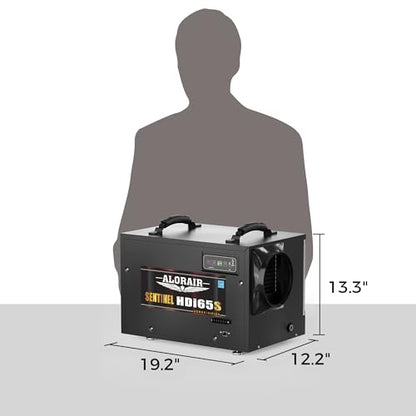 120 Pints Energy Star Crawlspace Dehumidifier with Pump 1300 Sq.Ft (Black)