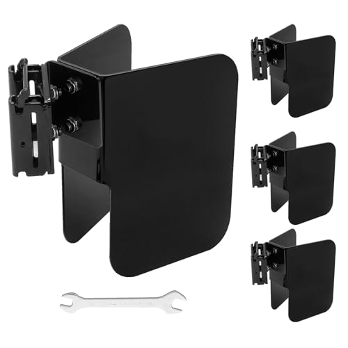 4Pack E Track Wheel Chock for Motorcycle (4-6 inch)