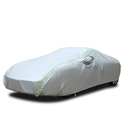 Light Shell Sport Car Cover Waterproof All Weather Fit for 167 (Silver / CS：for Coupe(Lenght 167"-172" ))
