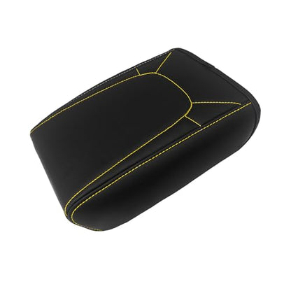 Armrest Cover for Colorado Canyon 2023+ (5) 23+ |Colorado & Canyon| Yellow Stitch, Regular)