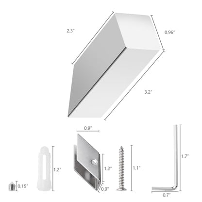 Towel Hooks Chrome SUS 304 Stainless Steel (Chrome / 2 Pack)
