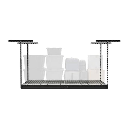 MonsterRax 4x6 Overhead Garage Storage Rack (Hammertone / 12"-21")