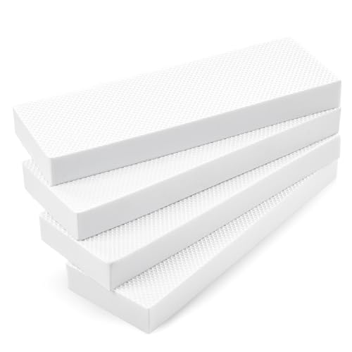 Garage Wall Protector (4 Pack 11.8"x3.9"x1.2" / White)