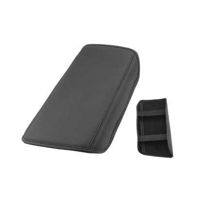 for 2025 2026 Acura ADX Center Console Cover Armrest Box Cover for ADX Accessories Console Arm Rest Protector (Acura ADX Thin Black Leather)