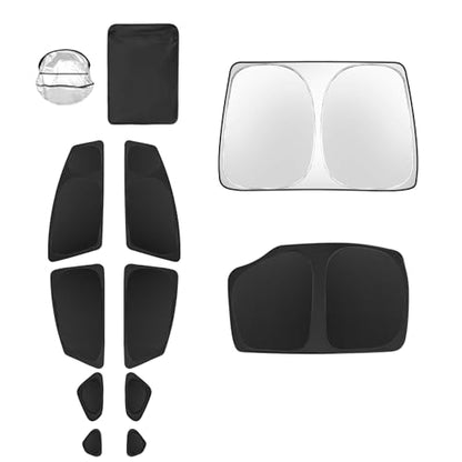 10pcs Car Window Shades for Toyota Prius Hatchback 2010 (For Toyota Prius Hatchback 2010-2015)