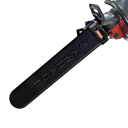 GearHaul SawHaul SnapLok Rotating Tractor Chainsaw Carrier (Rotating - Tractors / 28 Inch Scabbard / Black)