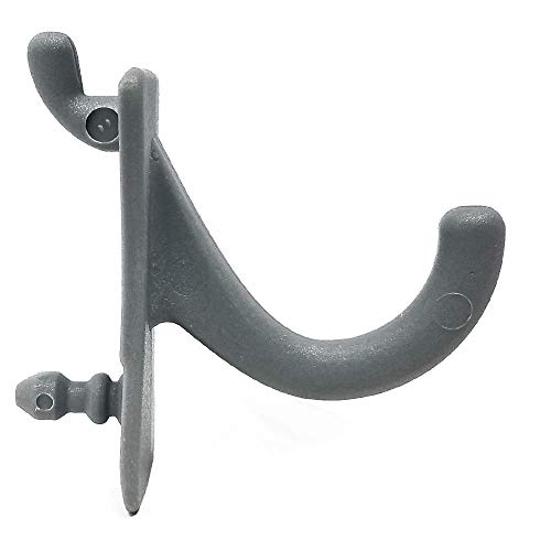 PegPro® J Hooks Kit for Standard “Wood Fiber” pegboard (J Hook - 24 Count / Gray)
