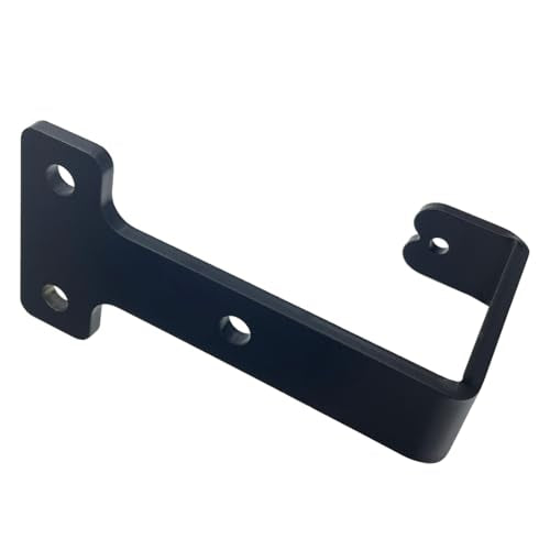 4 PCS black heavy duty metal flat j hooks for hanging 260 lbs (Large)