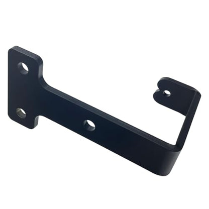 4 PCS black heavy duty metal flat j hooks for hanging 260 lbs (Large)