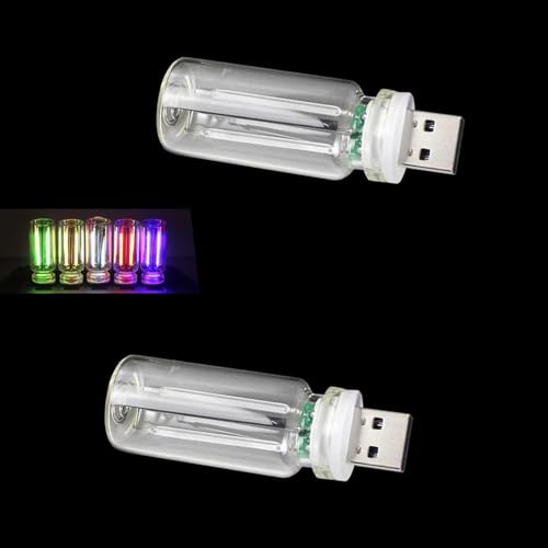 2 PCS USB LED Car Interior Lights (blue)