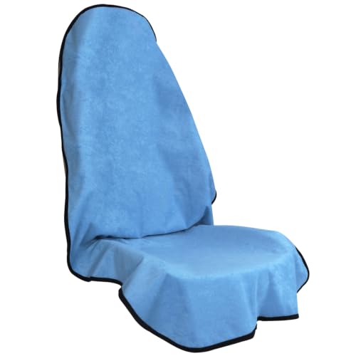 Car Seat Cover Protector Front Seats (1Pcs Front Seat Towel / Sky Blue)