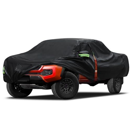 Multi Layer Car Cover Custom Fit for Toyota Tacoma 2005 (Black / Custom Fit for Toyota Tacoma)