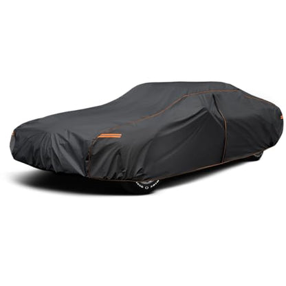 6 Layer Extra Large Car Cover for Sedan (1-C7 Fit Cars, Length up to 225 inch)
