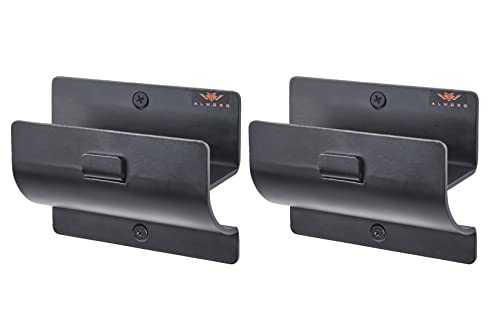 Ladder Hanger Set of 2 for Garage Wall (Black / Pack of 2 Hooks)