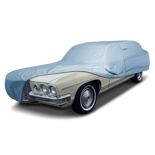 Car Cover Waterproof All Weather for 1965 (Sky Gray / 67. Safari Wagon 1965-1976)
