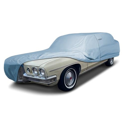 Car Cover Waterproof All Weather for 1965 (Sky Gray / 67. Safari Wagon 1965-1976)