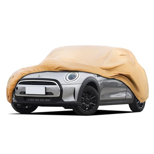 Car Cover Custom Fit for 2014 (Custom Fit Mini Cooper 2 Door / brown)
