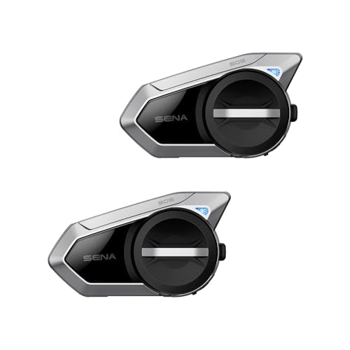 50S Motorcycle Jog Dial Communication Bluetooth Headset w (Dual Pack)