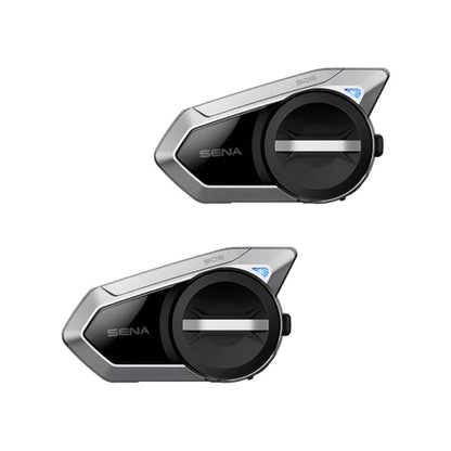 50S Motorcycle Jog Dial Communication Bluetooth Headset w (Dual Pack)