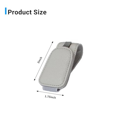 2 Packs Magnetic Sunglass Holder for Car Visor (Grey / 4pcs)