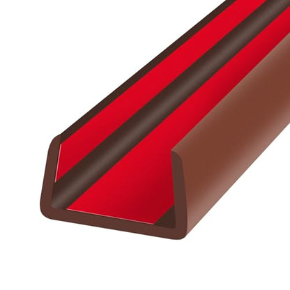 Rubber Edge Trim (Fit 1-3/8" - L20' / Brown)