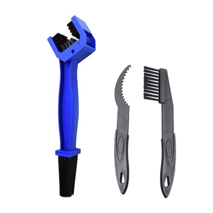 MotorcycleBicycle Chain Cleaner and Gear Cleaning Tool (Set of 3)