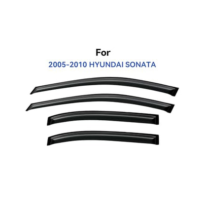 Window Visors Rain Guards for 2006 (2006-2010 Hyundai Sonata)