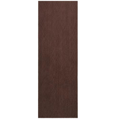 3x28 Hallway Runner Rug (Brown / 2'7" x 28' (Runner))