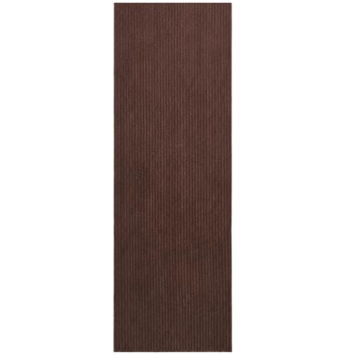 3x48 Hallway Runner Rug (Brown / 2'7" x 48' (Runner))