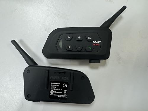 V4 Plus Motorcycle Bluetooth Headset (2 Pack)