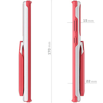 EXEC Pink S22 Wallet Case for Women Card Holder Works with Magnetic Car Mounts Easily Detachable for Wireless Charging Protective Cover Designed for 2022 Samsung Galaxy S22 5G (Galaxy S22 / Pink)