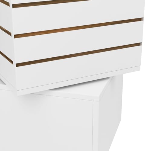 Rotating Slatwall Display Rack (White)