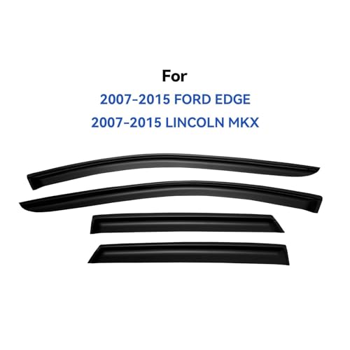 Window Visors Rain Guards for 2007 (2007-2014 Ford Edge)