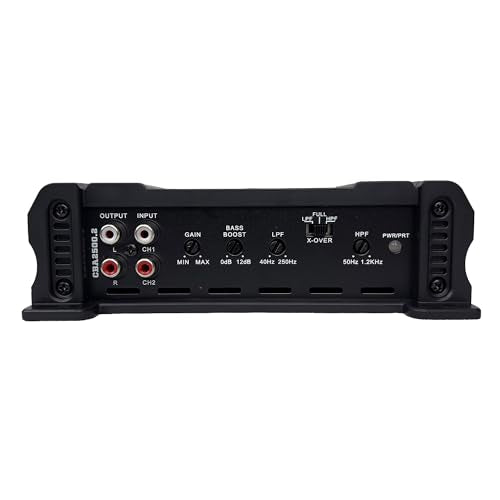 CBA2500.2 Cobalt High Efficiency 2 (BLACK/GREY / 2-Channel - 2500 Watts)