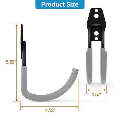 Garage Storage Utility Hooks (Type-2-Gray)