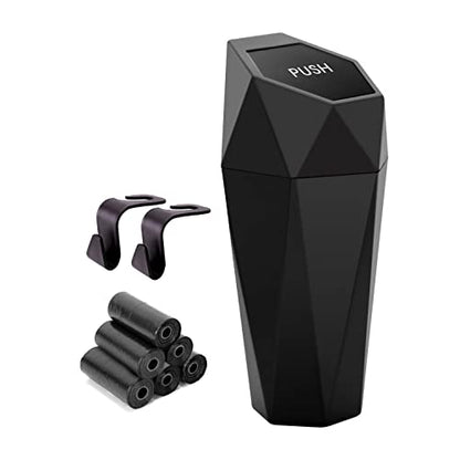Car Trash Can Cup Holder (600ml / Black)