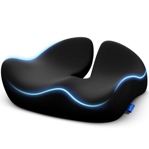 Pioneering Seat Cushion for Pressure Relief (Black)