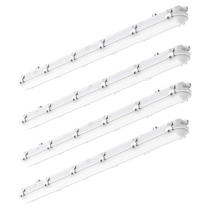 4ft LED Vapor Tight Light 50W Outdoor Shop Light IP65 Waterproof 0 (4 Pack)