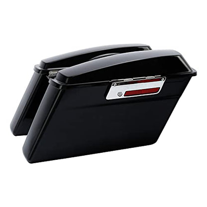 Motorcycle Saddle Bags W (Matte Black)
