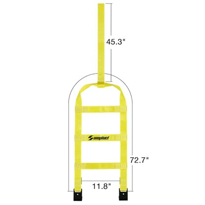 Tow Dolly Basket Straps with Flat Hook Fit 14" 15" 16" Car Tires (2 Pack-13"-16")