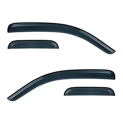Outside Rain Guards Compatible with Toyota Tacoma Access 05 (For Tacoma Access 2005-2015)